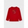 Mayoral 11-00173-085 Chlapecké tričko s dlouhým rukávem 173-85 červená