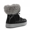 Dívčí zimní boty Geox J16CVD-00022-C9999 černé barvy