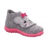 Boty pantofle dívky Superfit 0-800295-2500 šedá barva