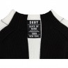 DKNY D32808-09B Dívčí pletené šaty černé barvy