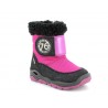 Primigi 8365911 Zateplené sněhové boty pro dívky barva černá / růžová