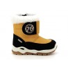 Primigi 8365955 Zateplené sněhové boty pro chlapce, barva černá / hořčice