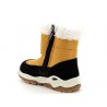 Primigi 8365955 Zateplené sněhové boty pro chlapce, barva černá / hořčice