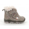 Primigi 8366211 Zateplené sněhové boty pro dívky hnědá barva