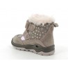 Primigi 8366211 Zateplené sněhové boty pro dívky hnědá barva