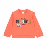 Bavlněná mikina pro holčičku Baby Boboli 213006-3734 oranžové barvy