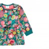 Květinové šaty pro dívky Boboli 233031-9671 zelené barvy