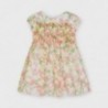 Květinové šaty dívčí Mayoral 3914-31 korálové