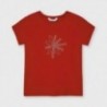 Tričko s krátkým rukávem pro dívky Mayoral 174-18 červený