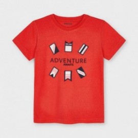 Chlapecké tričko s krátkým rukávem Mayoral 3047-77 Červené