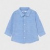 Lněná košile pro chlapce Mayoral 117-77 Modrá