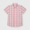 Kostkovaná košile pro chlapce Mayoral 3123-90 Červená