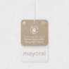 Top s ramínky Mayoral 6030-2 béžové barvy