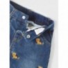 Mayoral 22-01517-005 Džínové kalhoty s výšivkou dívčí 1517-5 jeans