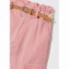 Mayoral 22-03590-015 Kalhoty s páskem holčičí 3590-15 růžové
