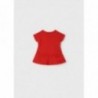 Mayoral 22-01877-035 Bavlněné šaty dívka 1877-35 červené
