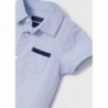 Mayoral 22-01112-096 Chlapecká košile s krátkým rukávem 1112-96 modrá