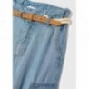 Mayoral 22-03590-016 Kalhoty s páskem dívka 3590-16 jeans