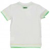 Birba Tričko s krátkým rukávem Baby Boy 44065-00 15A bílé barvy