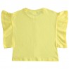 iDO 44866 Dívčí halenka s krátkým rukávem žlutá barva