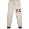 DKNY D24750-C13 Kalhoty tepláky chlapecký béžová barva