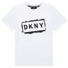 DKNY D25D71-10B Tričko s krátkým rukávem pro kluky bílá barva