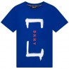 DKNY D25D94-829 Tričko s krátkým rukávem pro kluky modrá barva