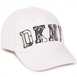 DKNY D31283-10B Dívčí čepice bílá barva