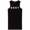 DKNY D32832-09B Dvojité šaty pro dívky černá barva