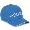 HUGO BOSS J21247-871 Chlapecká čepice modrá barva