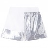 DKNY D34A60-016 Dívčí šortky stříbrné barvy