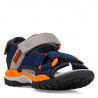 Chlapecké sandály Geox J150RA-01511-C0659 tmavě modrá / oranžová