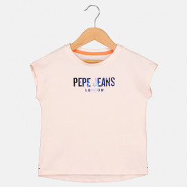 Pepe Jeans Tričko HOLLY junior girl PG502850-315 růžové