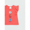 Tričko pro dívku Baby Boboli 204107-3740 korálová barva