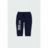 Kalhoty pro kluka Baby Boboli 394017-2440 tmavě modrá barva