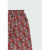 Květinové kalhoty pro dívky Boboli 414076-9783 červené barvy