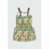 Šaty s potiskem pro dívku Boboli 444013-9807 zelené