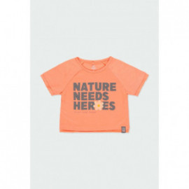 Tričko pro dívky Boboli 464004-5113 oranžové barvy