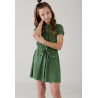Šaty pro dívky Boboli 444091-9808 zelená barva