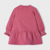 Mayoral 2956-12 Dívčí bavlněné šaty růžová barva
