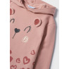 Mayoral 4967-59 Šaty s kapucí pro dívky růžová barva