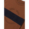 Mayoral 7002-27 Chlapecké tričko s dlouhým rukávem kaštanová barva