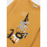 Mayoral 7037-17 Dívčí tričko s dlouhým rukávem barva hořčice