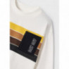 Mayoral 4016-58 Chlapecké tričko s dlouhým rukávem smetanovo-zlatá barva