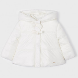 Mayoral 2439-60 Zimní bunda pro dívčí krémovou barvu