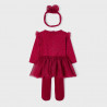Mayoral 2815-65 sada s červenou barvou sukně dívky