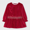 Mayoral 2938-40 Červené šaty pro dívky