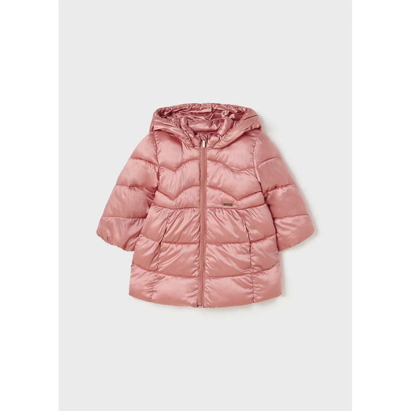 Mayoral 2438-89 Zimní bunda pro dívky barvy růží