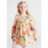 Dívčí šaty Mayoral 4963-36 Medové barvy