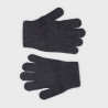 Mayoral 10332-90 Hladké dětské rukavice, šedá barva